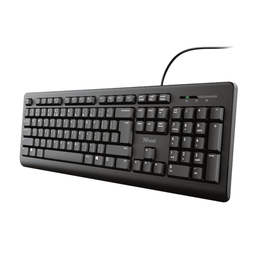 TRUST PRIMO/ Drôtová USB/ HU layout/ Čierna 