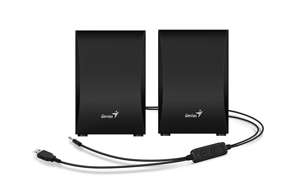Genius SP-HF380/ Stereo/ 3W/ Hnedá 