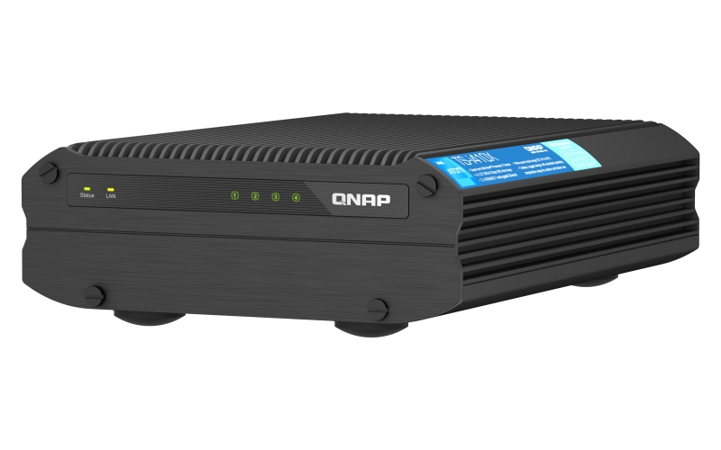 QNAP TS-i410X-8G (priemyselný NAS, 4core 3, 0 GHz, 8GB RAM, 4x2, 5" SATA, 2x10GbE, 4xUSB 3.2, 1x HDMI) 
