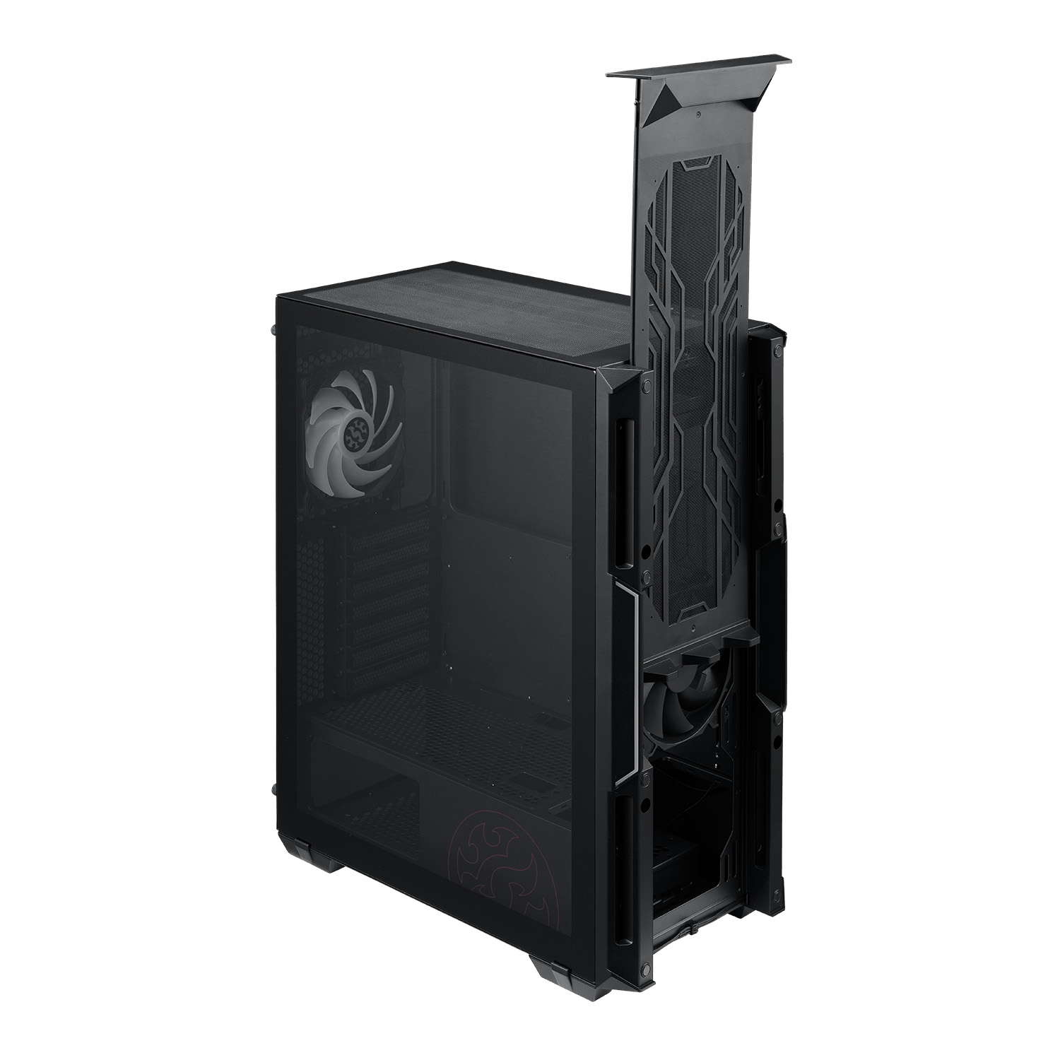 Adata XPG STARKER AIR/ Midi Tower/ Transpar./ Čierna 