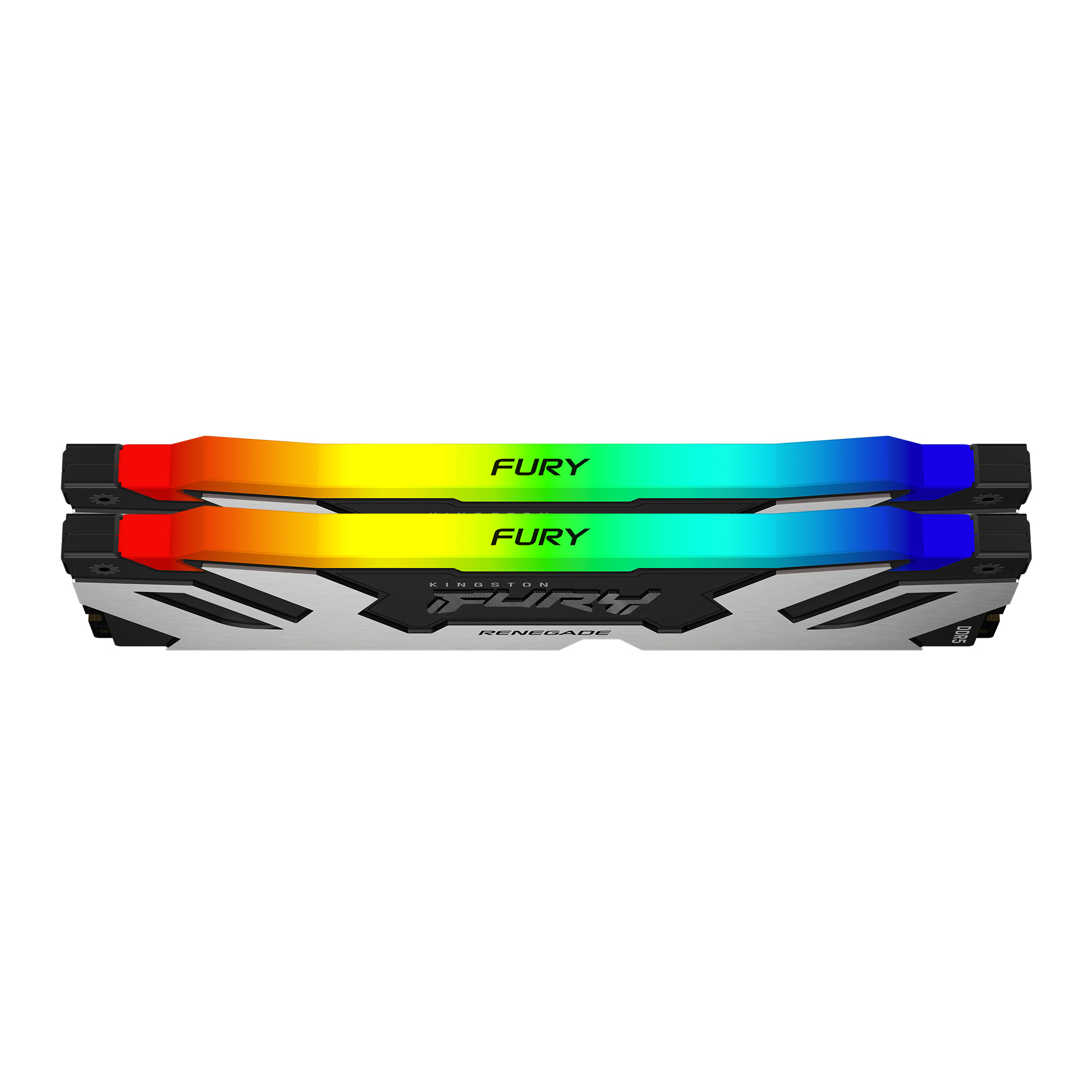 Kingston FURY Renegade/ DDR5/ 32GB/ 6400MHz/ CL32/ 2x16GB/ RGB/ Black/ Silv 