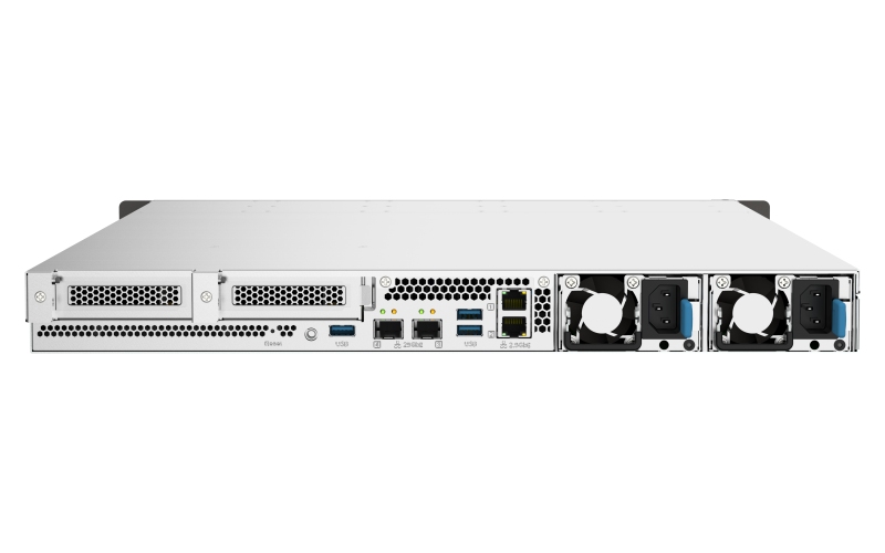 QNAP TS-h1090FU-7302P-128G (AMD EPYC, 128GB ECC RAM, 10x 2, 5" U.2/ SATA, 2x PCIe, 2x 2, 5GbE, 2x25GbE) 