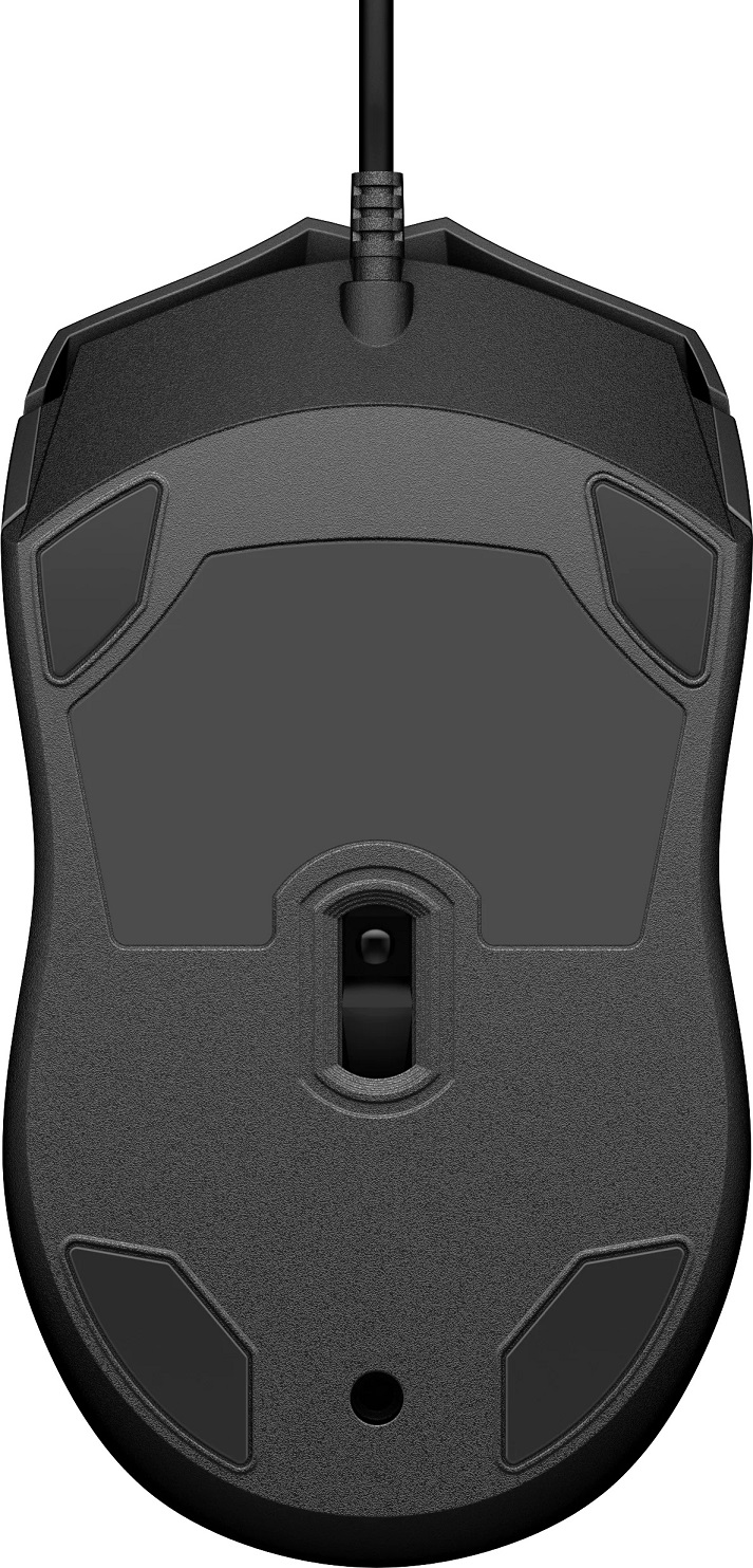 HP 100/ Kancelárska/ Optická/ 1 600 DPI/ Drôtová USB/ Čierna 