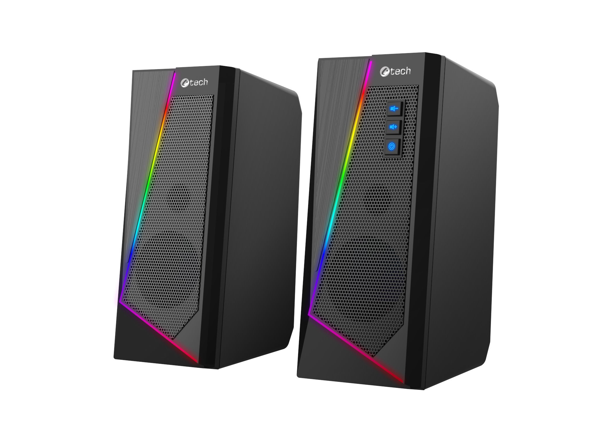 C-tech SPK-17/ Stereo/ 6W/ Čierna 