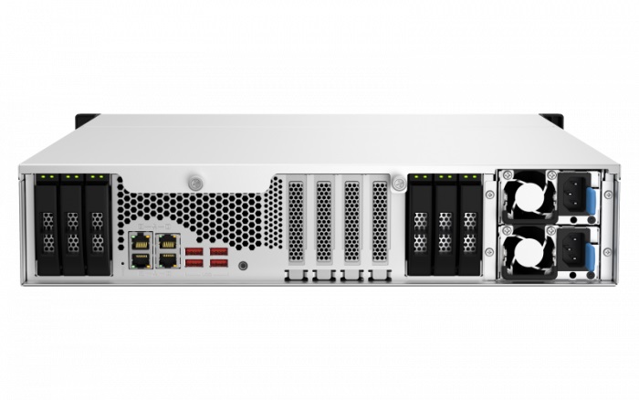 QNAP TS-h1887XU-RP-E2336-32G (Xeon 4, 8GHz, ZFS, 32GB ECC RAM, 12x 3, 5" + 6x2, 5", 2x 2, 5GbE, 2x10GbE) 