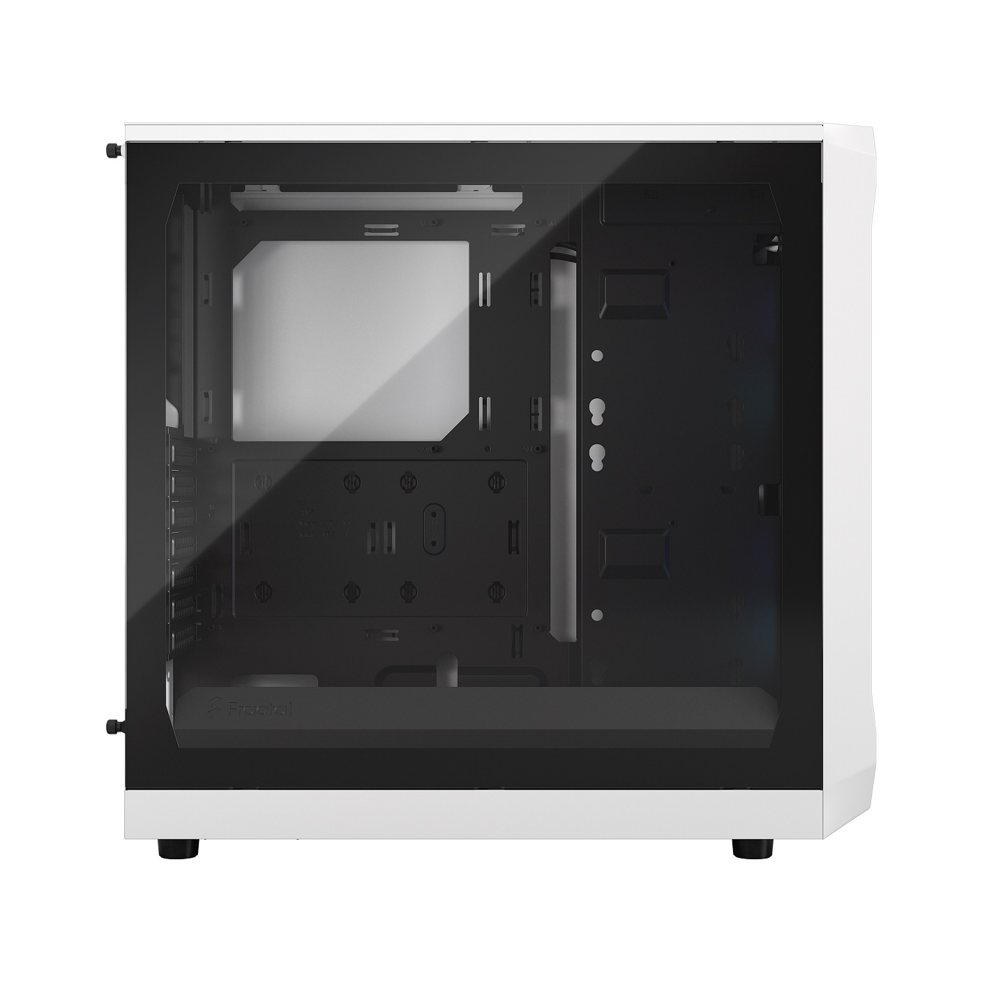 Fractal Design Focus 2 RGB White TG Clear Tint/ Midi Tower/ Transpar./ Čierna a biela 