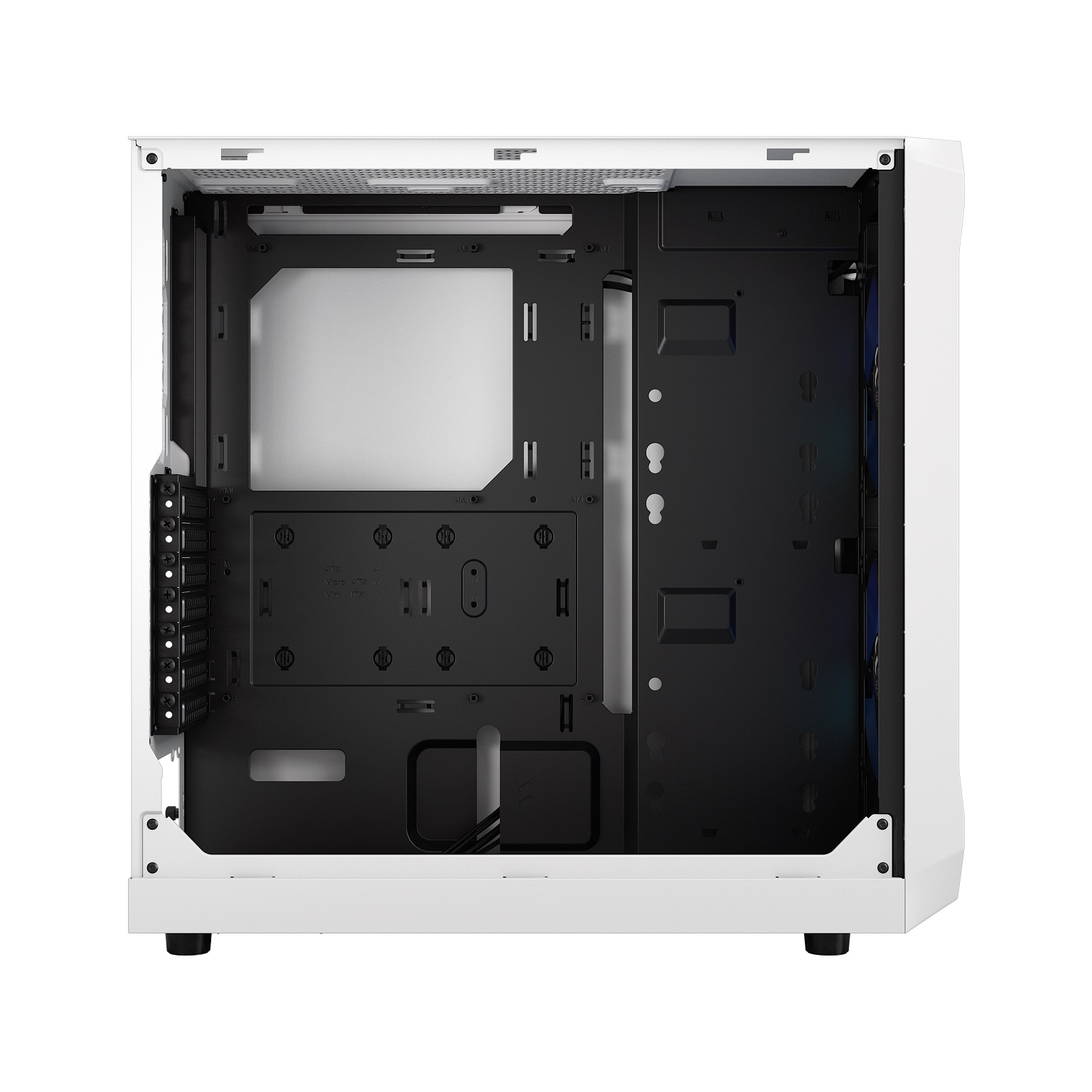 Fractal Design Focus 2 RGB White TG Clear Tint/ Midi Tower/ Transpar./ Čierna a biela 