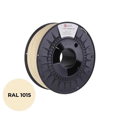 Tlačová struna (filament) C-TECH PREMIUM LINE, PLA, slonová kosť svetlá, RAL1015, 1, 75mm, 1kg