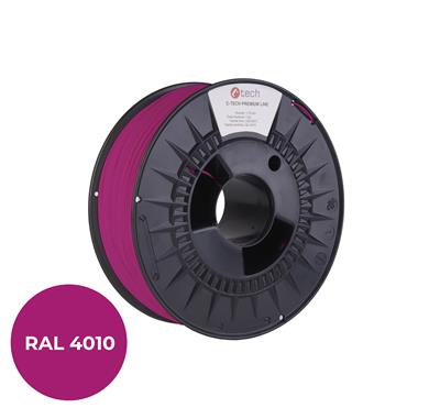 Tlačová struna (filament) C-TECH PREMIUM LINE, PLA, telekomunikačná fialová, RAL4010, 1, 75mm, 1kg