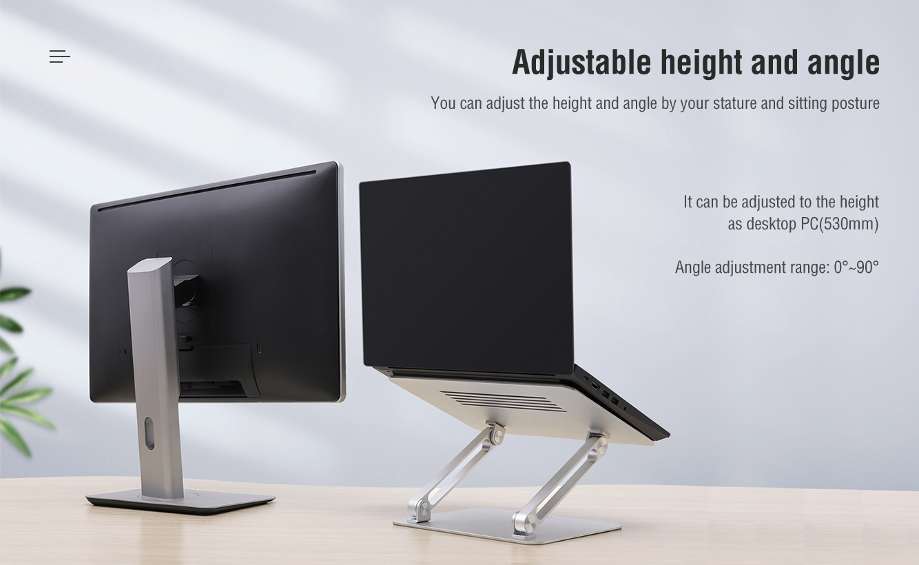 Nillkin ProDesk Adjustable Laptop Stand Grey 
