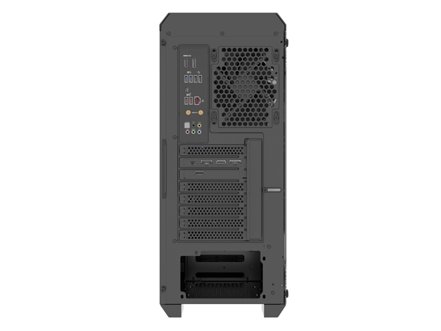 Počítačová skriňa Genesis IRID 505F/ Midi Tower/ Transpar./ Čierna 