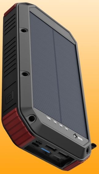 Wodasport - X30 - Solárna powerbanka Wodasport® SolarDozer X30, Outdoor Adventure™ 30100 mAh 7v1 