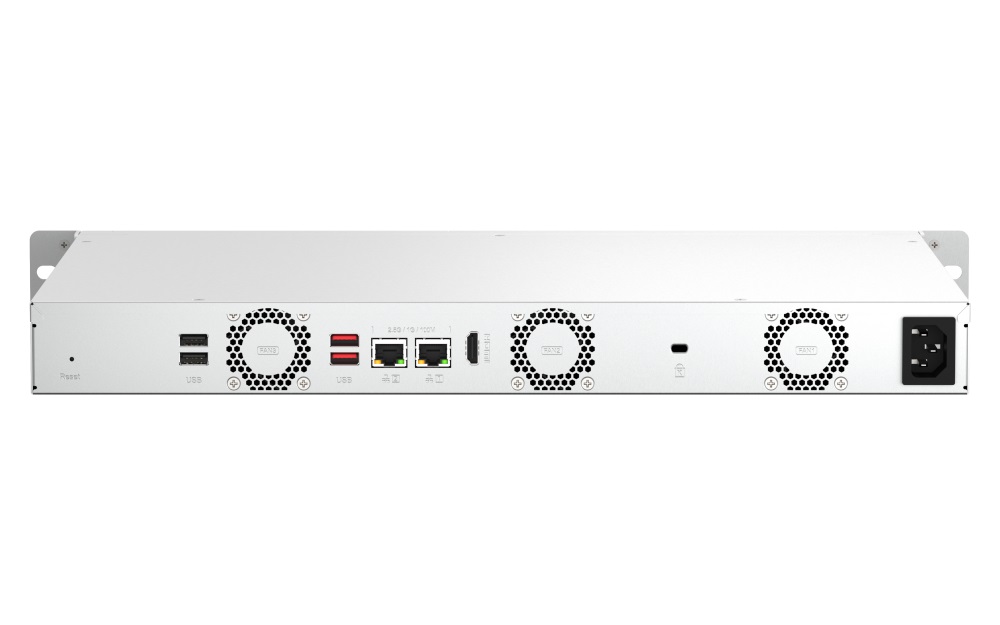 QNAP TS-464eU-8G (4core 2, 9GHz, 8GB RAM, 4x SATA, 2x M.2 NVM slot, 2x 2, 5GbE, 1xHDMI, malá hĺbka) 