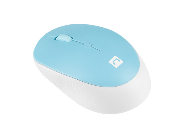 Natec optická myš HARRIER 2/ 1600 DPI/ Kancelárska/ Optická/ 1 600 DPI/ Bezdrôtová Bluetooth/ Svetlo modrá 