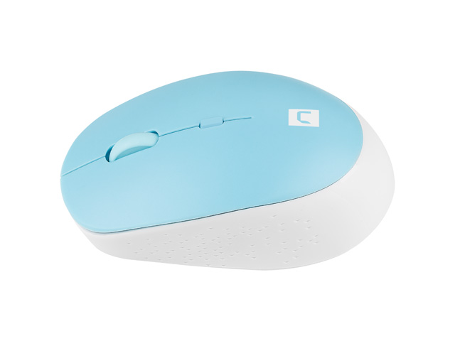 Natec optická myš HARRIER 2/ 1600 DPI/ Kancelárska/ Optická/ 1 600 DPI/ Bezdrôtová Bluetooth/ Svetlo modrá 