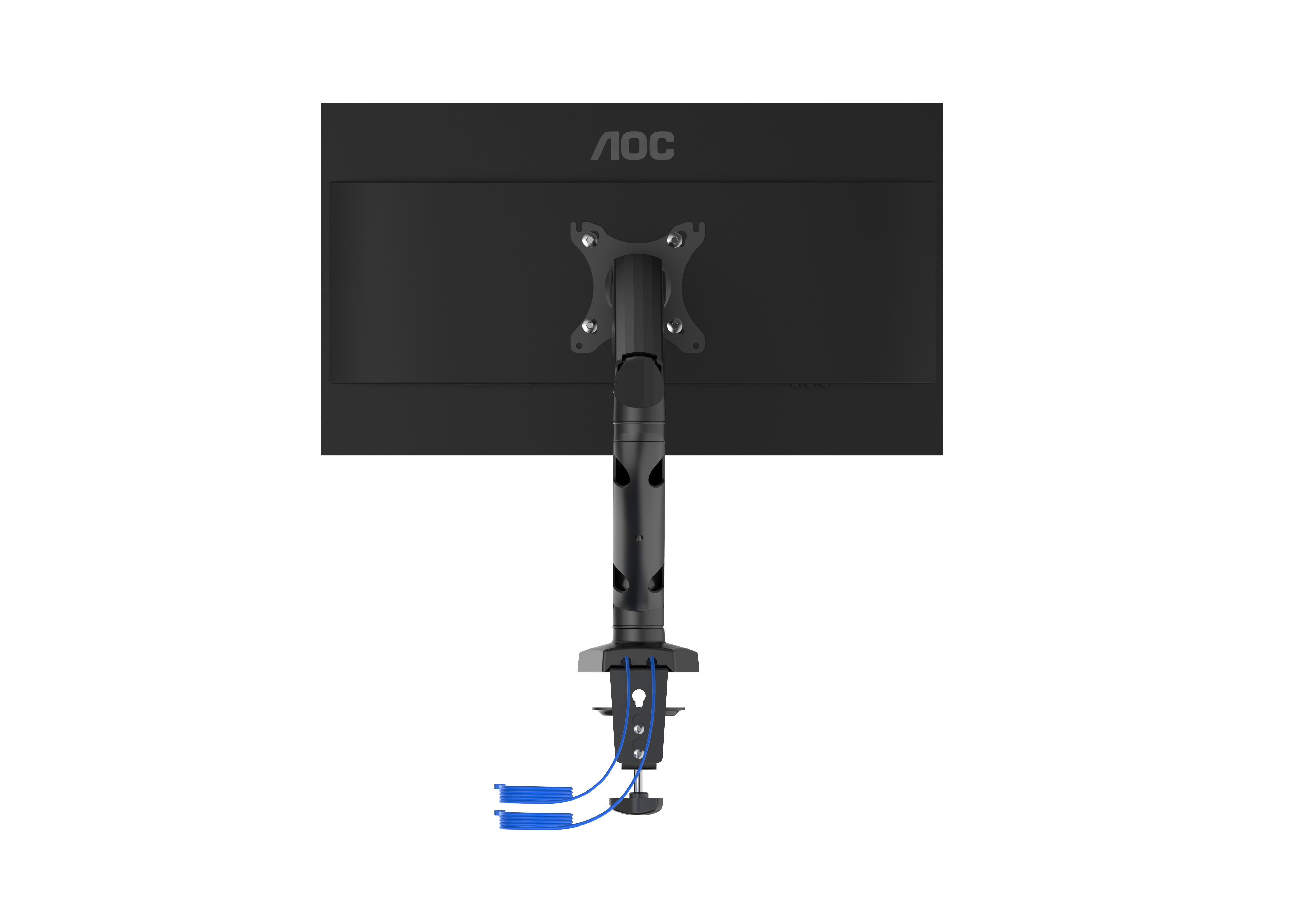 AOC - Single Monitor Arm with USB Hub 