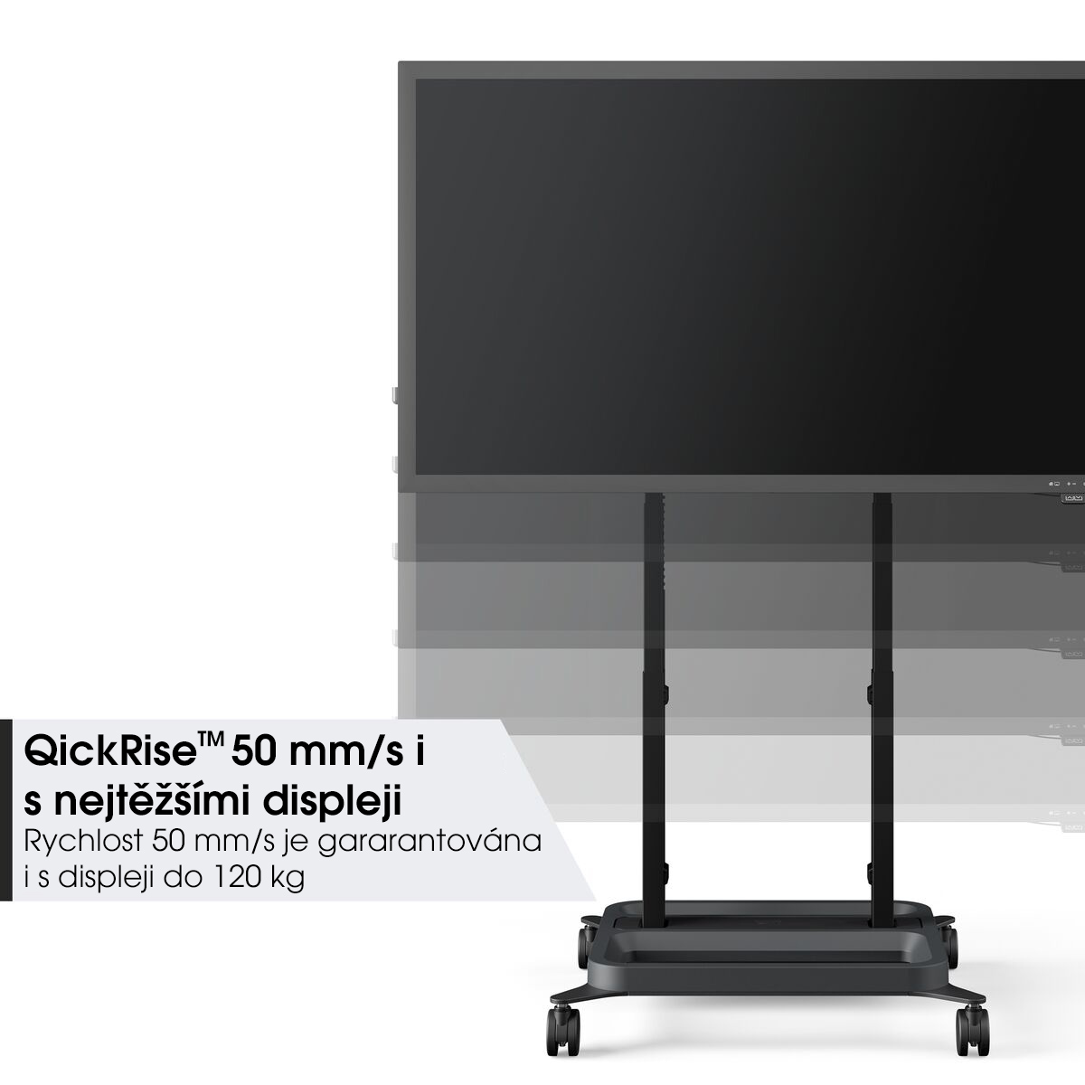 Vogel"s RISE 5205 pojazdný podlahový lift 98", dvojitý, 887-1867 mm 
