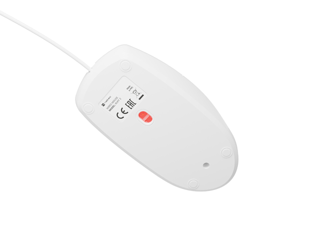 Natec optická myš RUFF 2/ 1 000 DPI/ Kancelárska/ Optická/ 1 000 DPI/ Drôtová USB/ Biela 