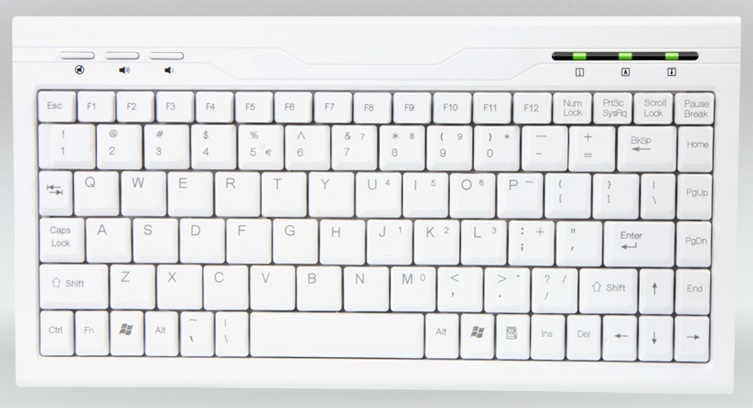 AMEI AM-K2001W/ Drôtová USB/ CZ layout/ Biela