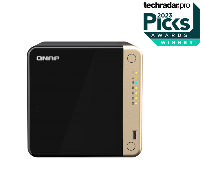QNAP TS-464-8G (4core 2, 9 GHz, 8GB RAM, 4xSATA, 2x M.2 NVM slot, 1xPCIe, 1xHDMI 4K, 2x2, 5GbE, 4xUSB)