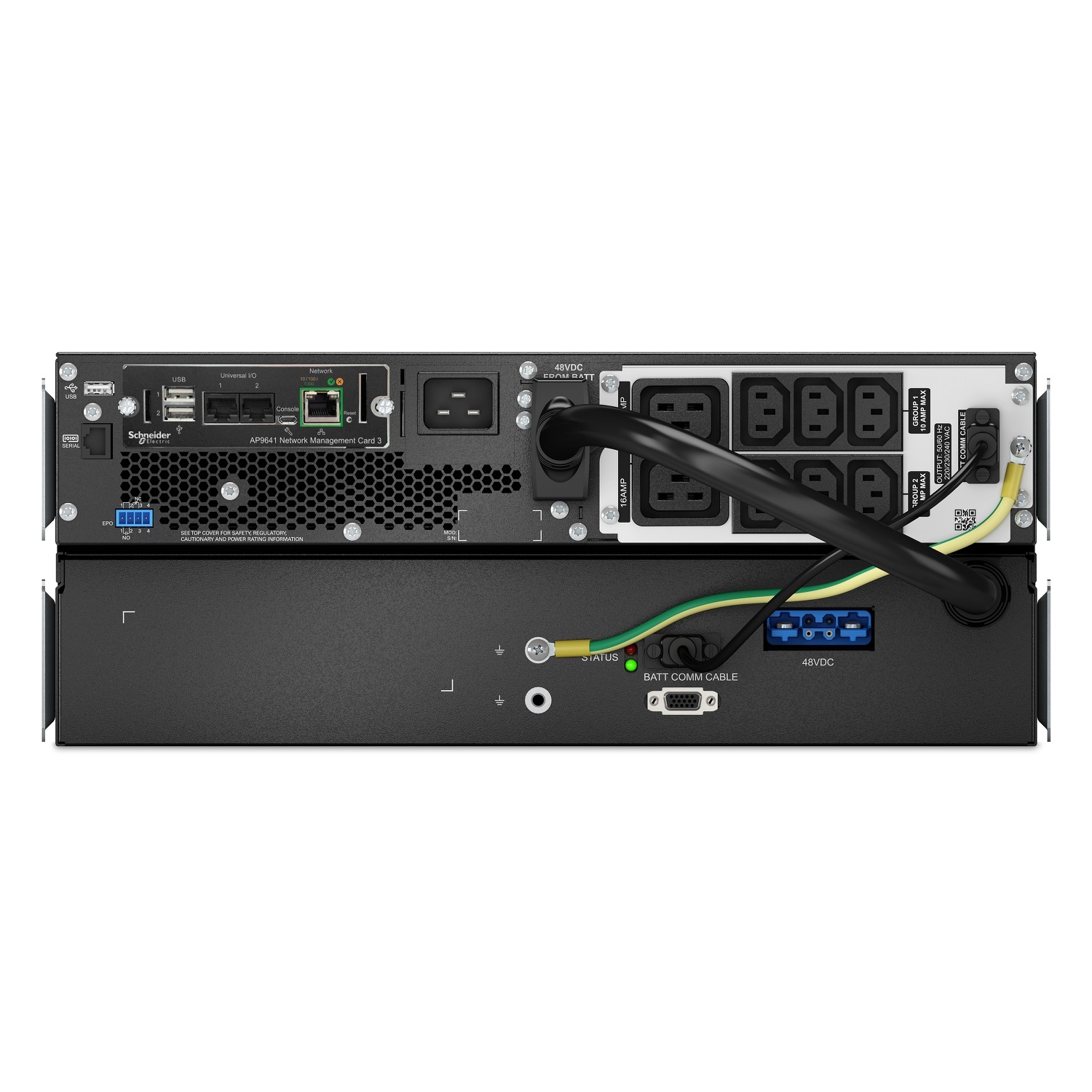 APC Smart-UPS SRT Lítium Ion 2200VA RM 4U 230V Long Runtime with Network Card 