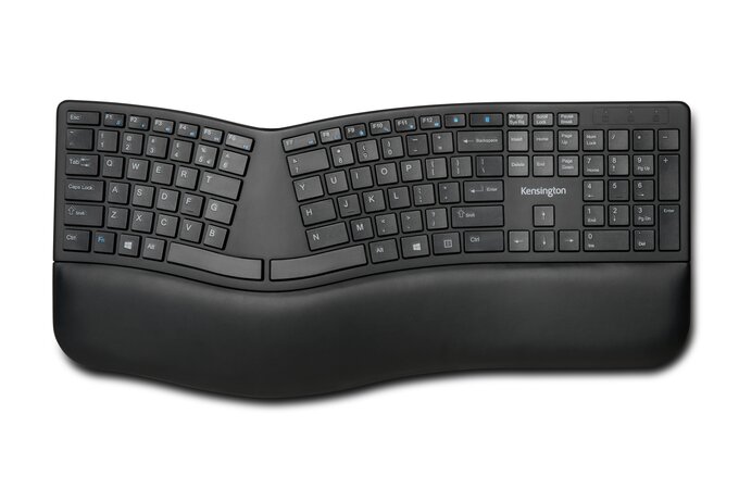 Kensington Pro Fit Ergo/ Bezdrôtová USB + Bluetooth/ UK layout/ Čierna