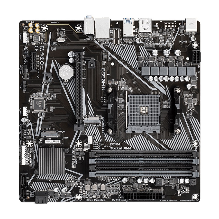 GIGABYTE B550 K/ AM4/ mATX 