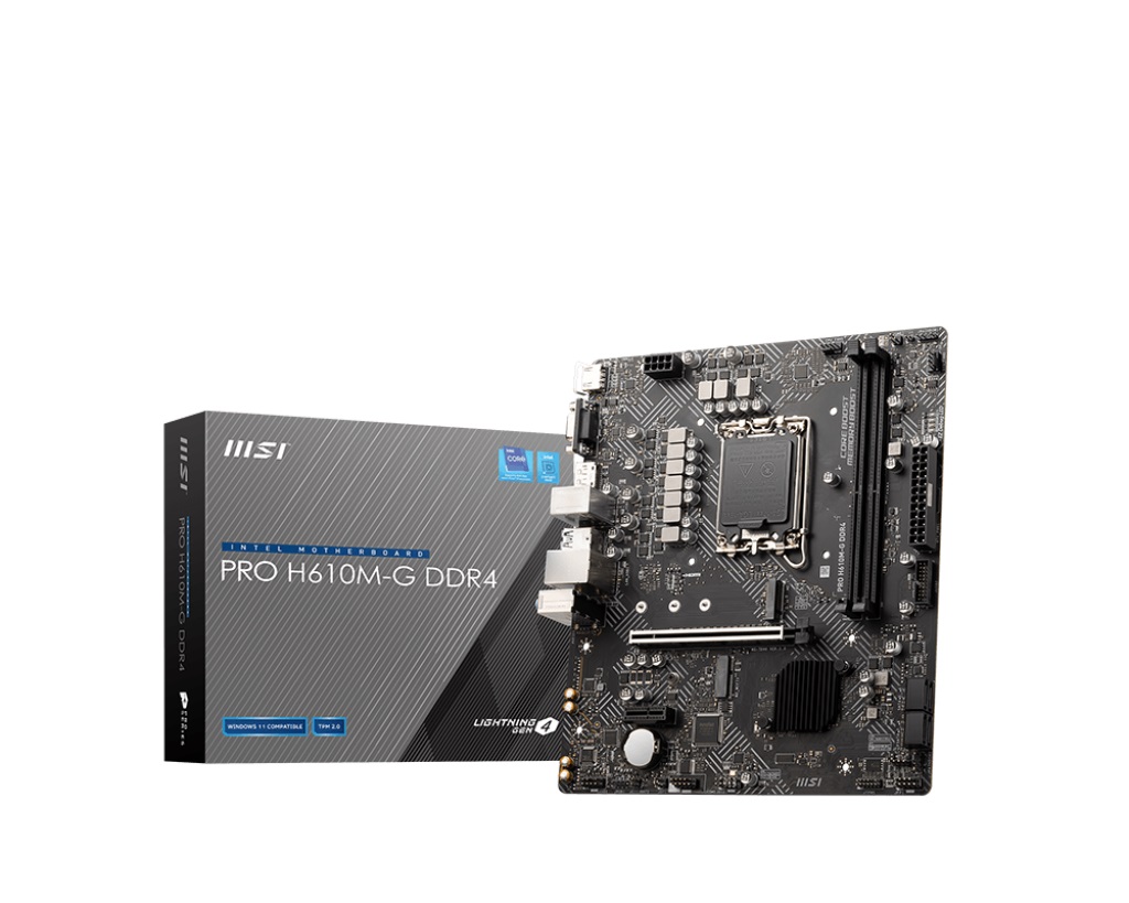 MSI PRO H610M-G DDR4/ LGA 1700/ mATX 
