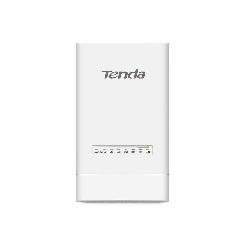 Tenda OS3 Outdoor CPE 5 GHz WiFi AC900, 867Mb/ s, 4x LAN, 12 dBi, IP65, pasívna PoE výhybka + adaptér 