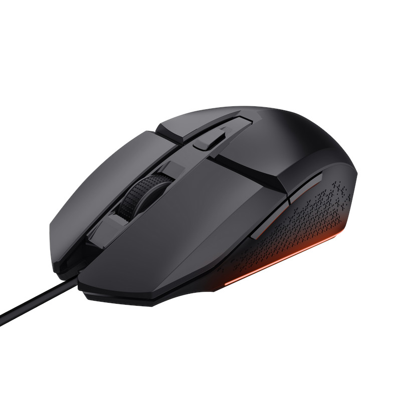TRUST GXT 109 FELOX/ Herná/ Optická/ Pre pravákov/ 6 400 DPI/ Drôtová USB/ Čierna 