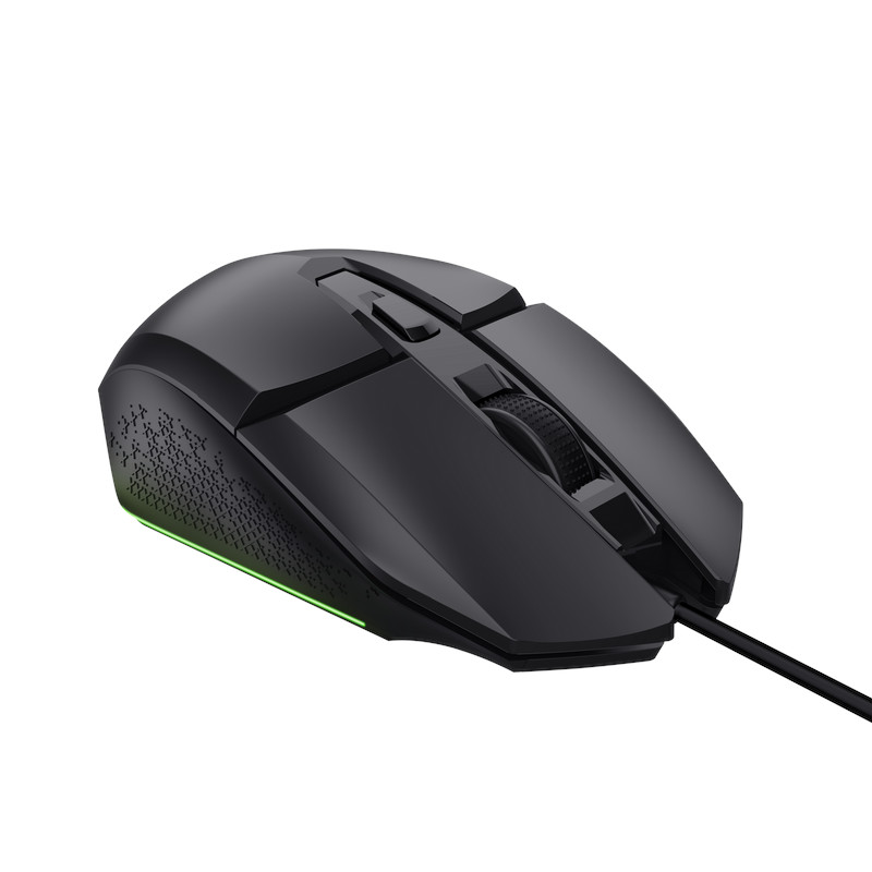 TRUST GXT 109 FELOX/ Herná/ Optická/ Pre pravákov/ 6 400 DPI/ Drôtová USB/ Čierna 
