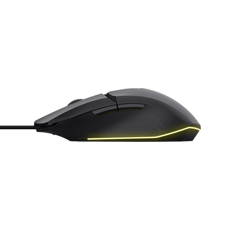 TRUST GXT 109 FELOX/ Herná/ Optická/ Pre pravákov/ 6 400 DPI/ Drôtová USB/ Čierna 