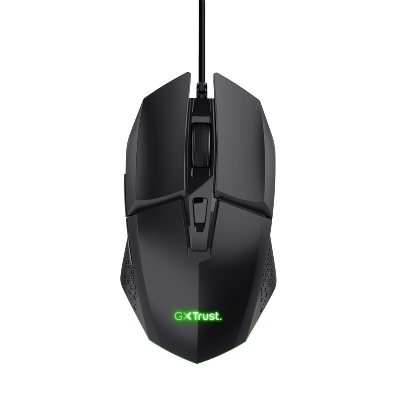 TRUST GXT 109 FELOX/ Herná/ Optická/ Pre pravákov/ 6 400 DPI/ Drôtová USB/ Čierna