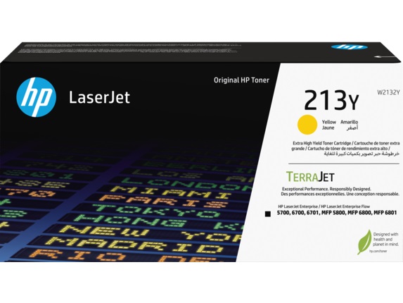 HP W2132Y, žltý toner. kazeta HP LaserJet 213Y