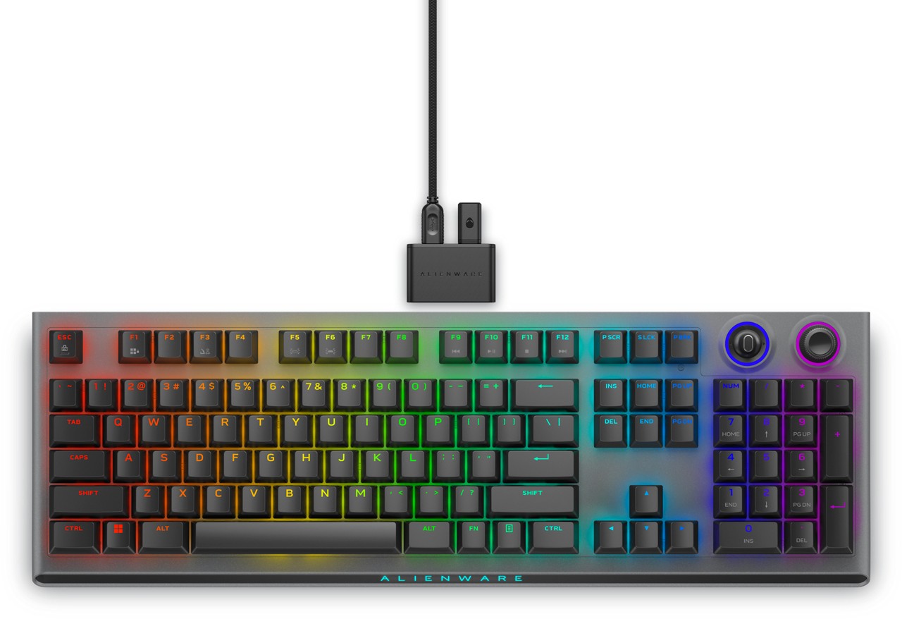 Dell Alienware AW920K/ Bezdrôtová USB + Bluetooth/ Čierna