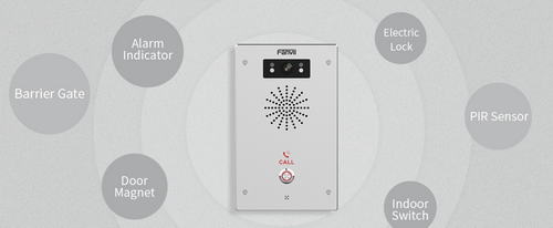 Fanvil i16SV SIP video interkom, 2SIP, 1x konf. hr., 2MPxkamera, H.264, IP65, IK10 