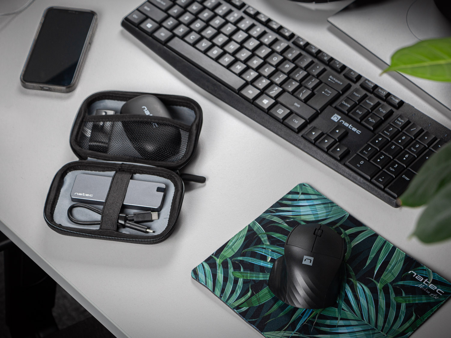 Natec cestovný organizér SHRIMP pre HDD/ SSD/ káble 
