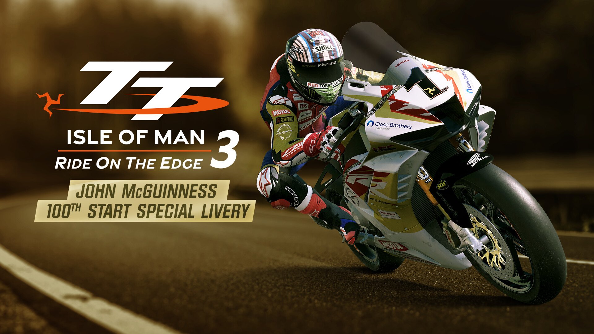 ESD TT Isle Of Man 3 John McGuinness 100th Start S 