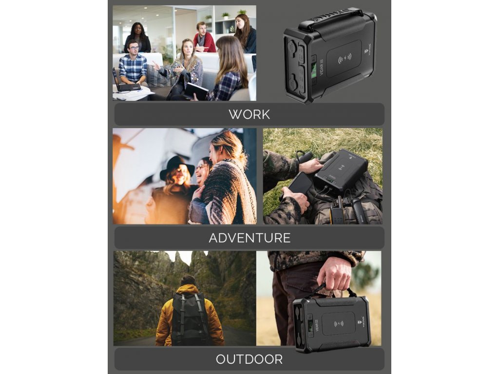 Outdoorová powerbanka Viking VIDAR III 
