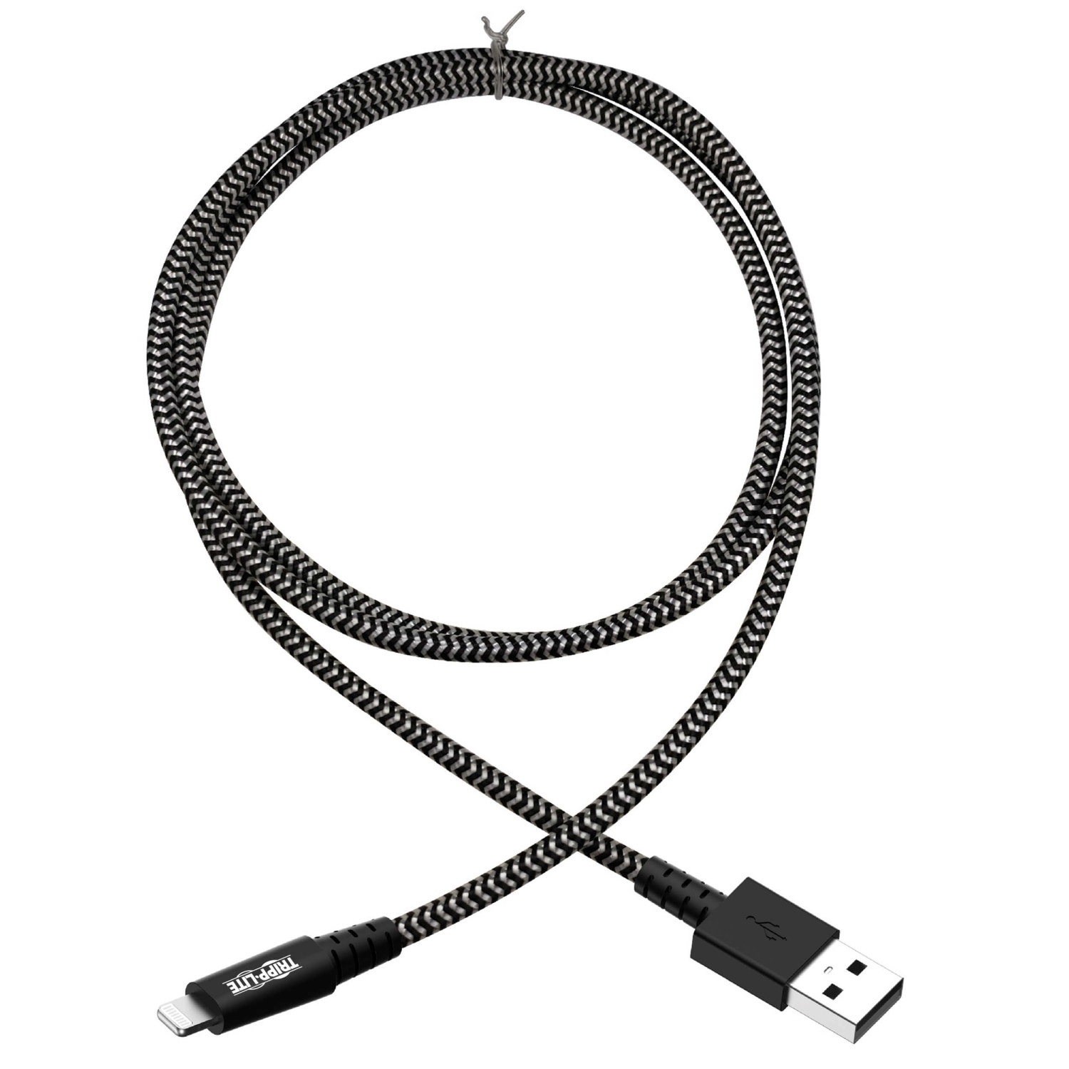 Kábel USB-A 2.0 / Lightning Synchronizácia/ Nabíjanie, MFi Certified, Samec/ Samec, 1.83m 