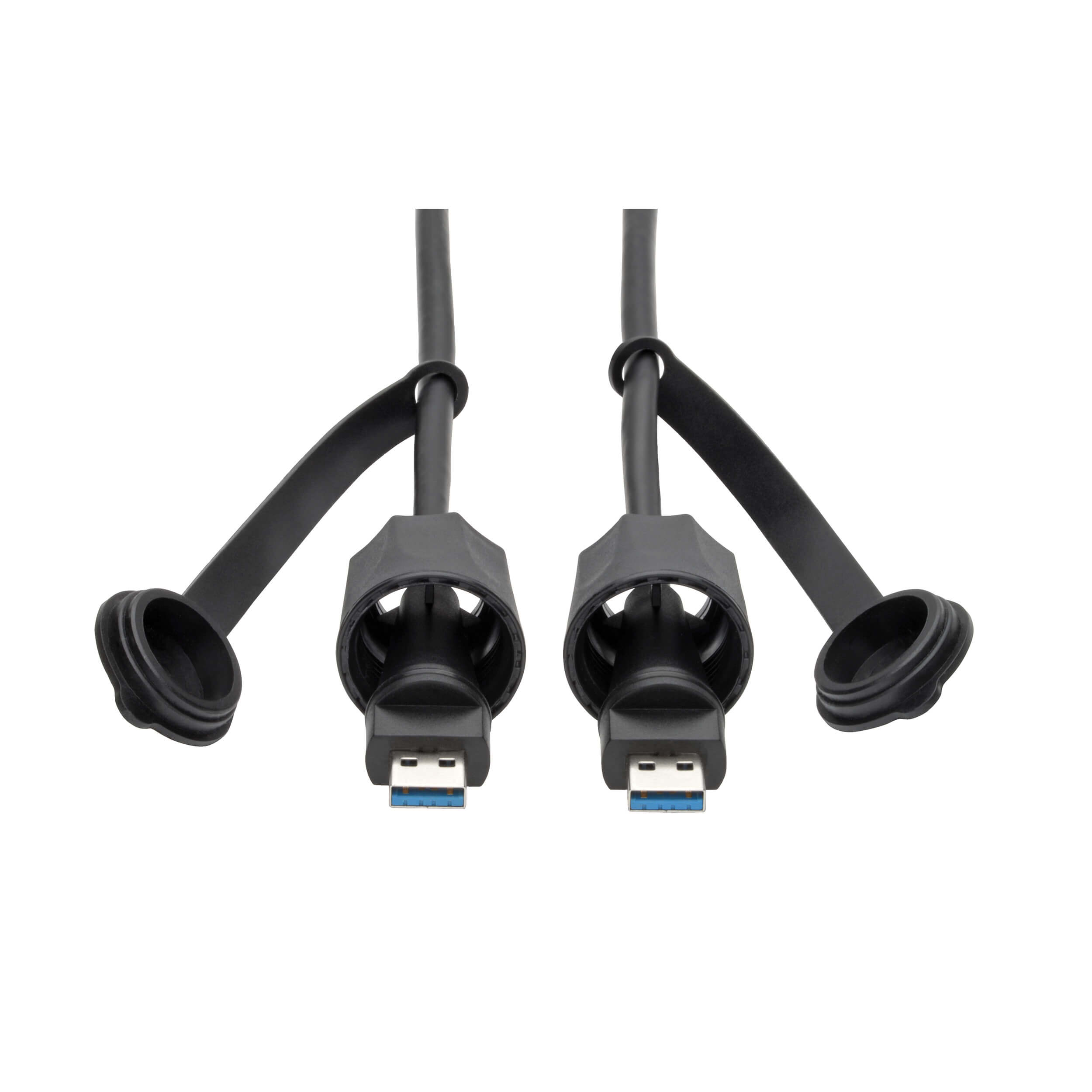 Kábel USB-A/ USB-A, SuperSpeed, USB 3.0/ 3.1, odolný IP68, tienený, (Samec/ Samec), 1.83m