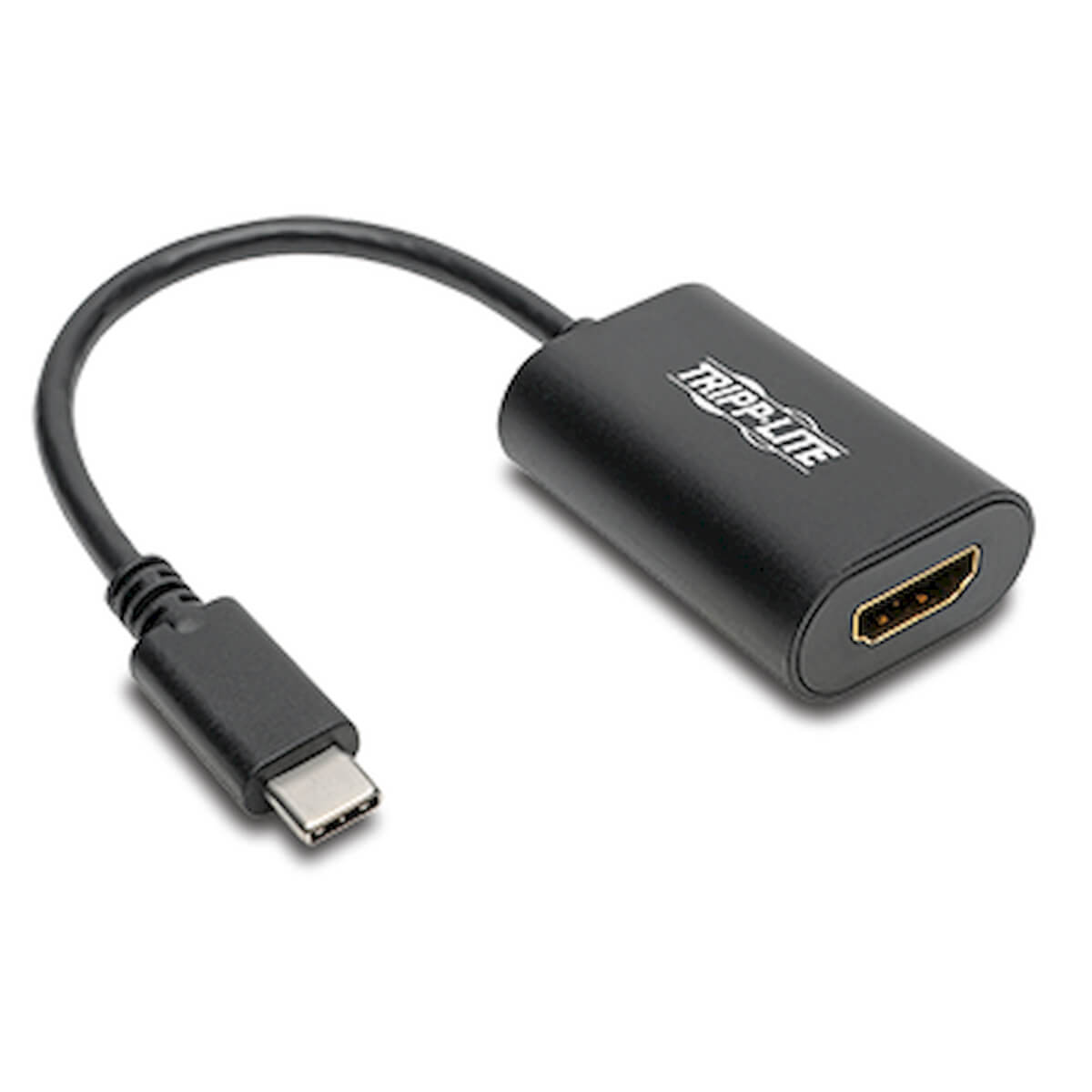Adaptér USB-C/ HDMI 4K 60Hz, HDCP 2.2 (Samec/ Samice), čierna