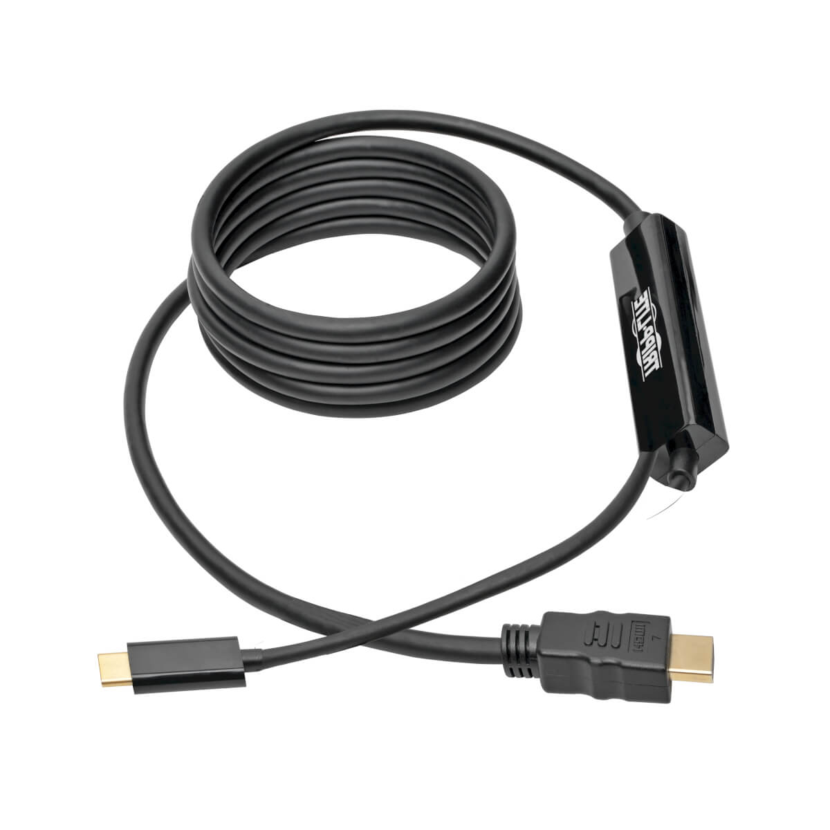 Adaptér USB-C/ HDMI (Samec/ Samec), 4K, čierna, 1.8m