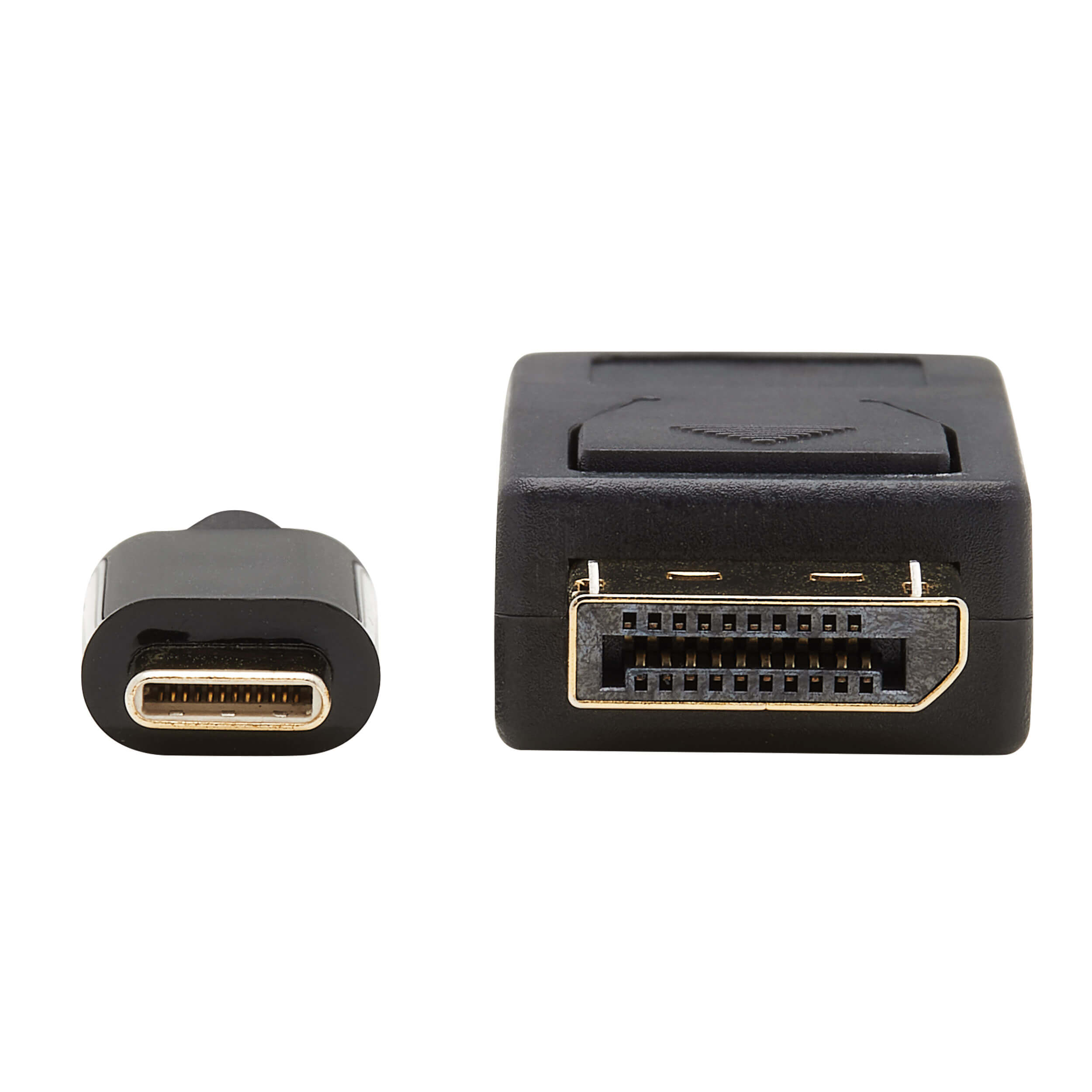 Adaptér USB-C/ DisplayPort BiDirect, uzamykateľný konektor, 4K 60Hz, HDR (Samec/ Samec), kábel 1.8m 