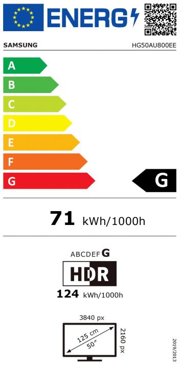 50" LED-TV Samsung 50AU8000 HTV 