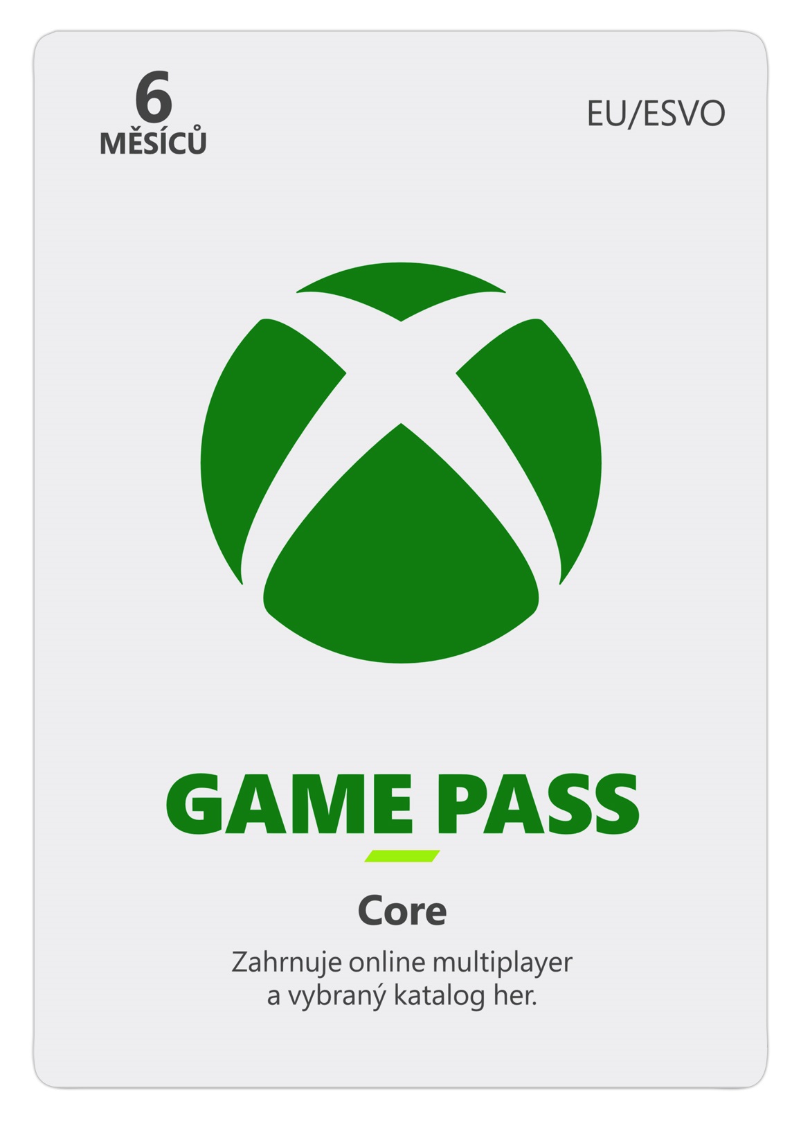 ESD XBOX - Game Pass ESSENTIAL - předplatné na 6 měsíců (EuroZone) 