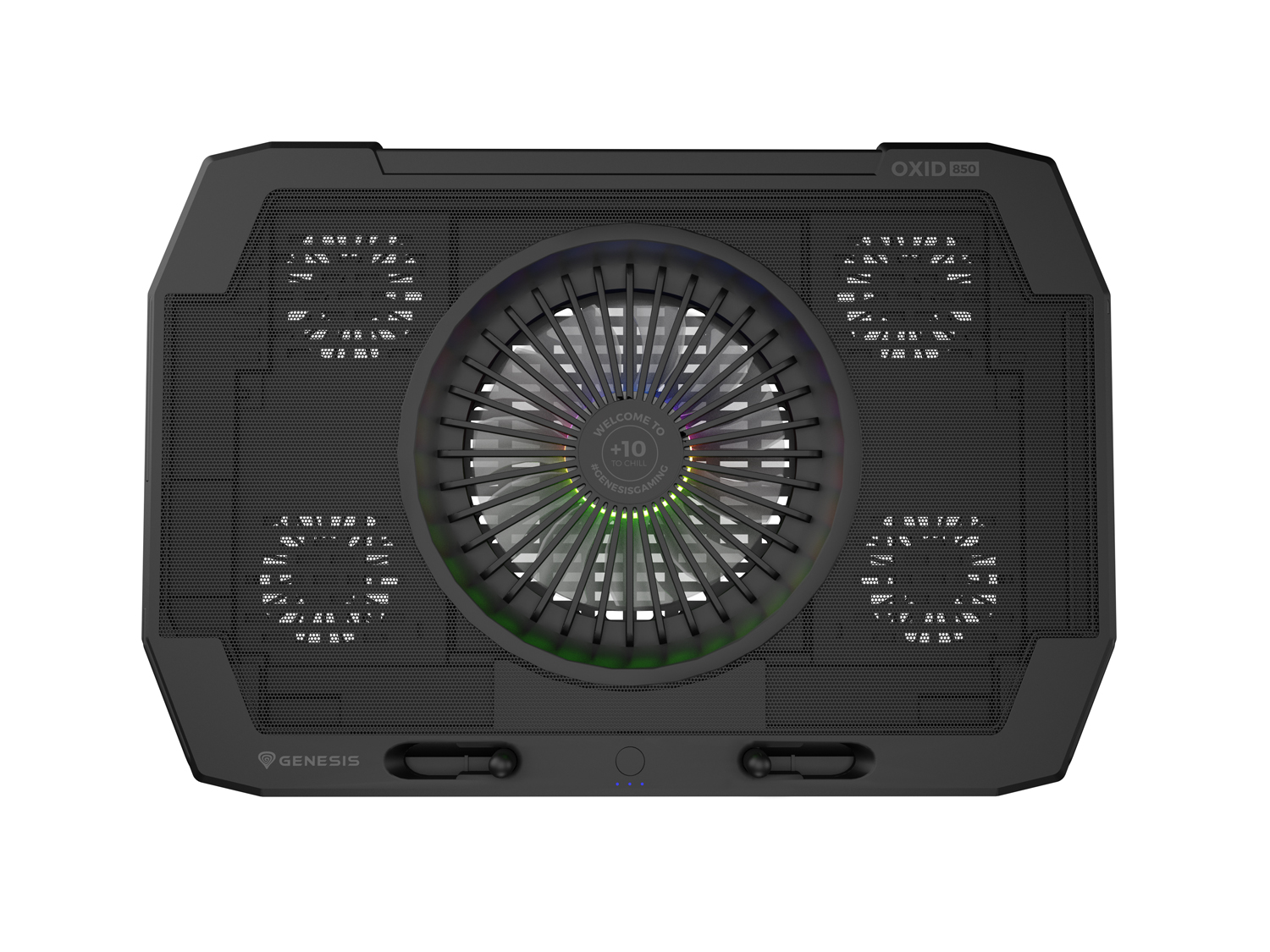 Chladiaca podložka pre NB Genesis OXID 260, LED, 15, 6-17, 3" 4xvetrák, 2xUSB 