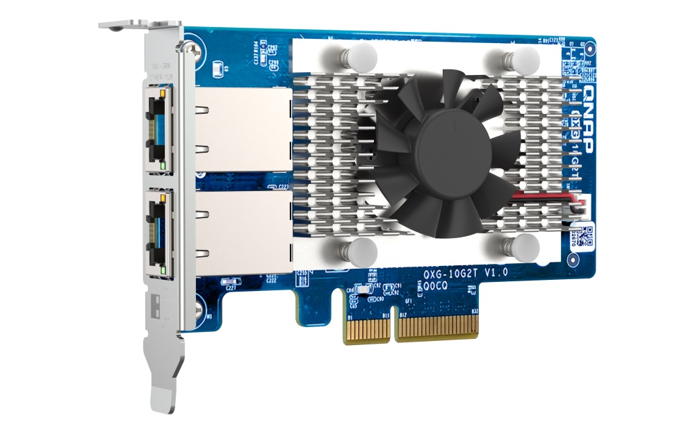 QNAP QXG-10G2T - 2x 10GbE karta pre QNAP NAS 