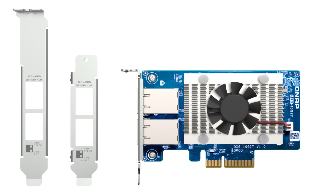 QNAP QXG-10G2T - 2x 10GbE karta pre QNAP NAS 