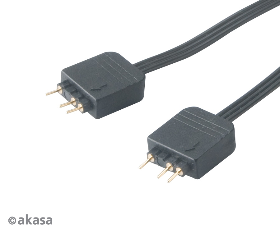 AKASA - RGB LED kábel-splitter adresovateľný 12 cm 